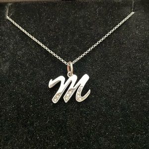 Juicy Couture “M” Initial Necklace
